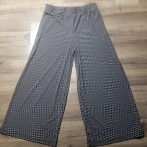 Adrianna Papell Kids Black and White Patterned Pants